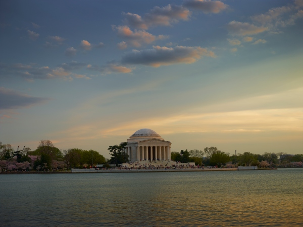 Jefferson Monument, Evening